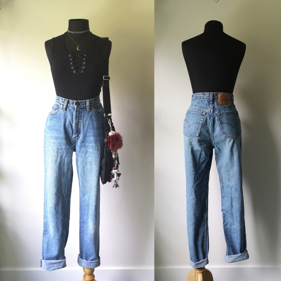 Levi's Denim - Vintage Levi's straight tapered leg 512 Mom jeans